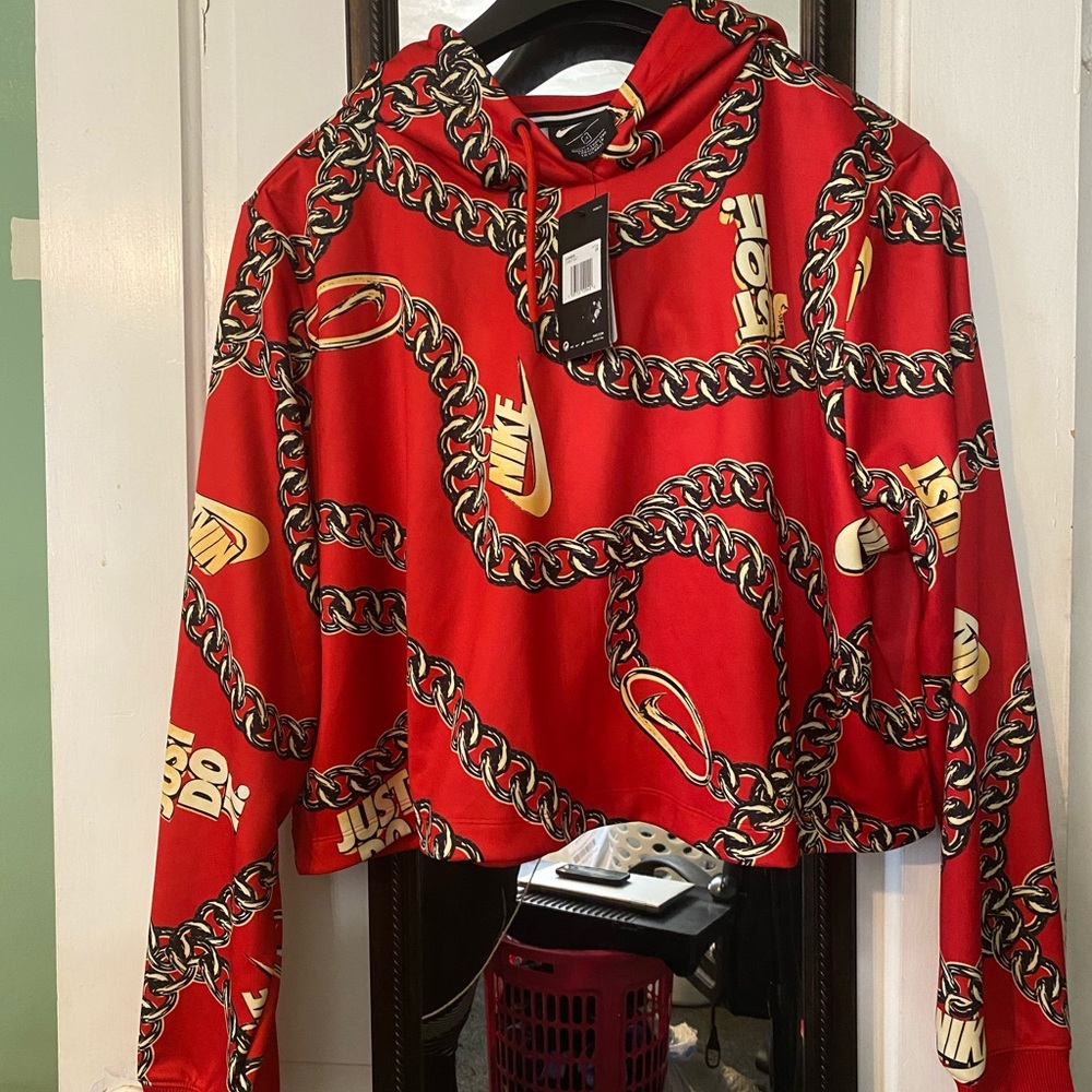 Nike plus xxl cropped hoodie NWT